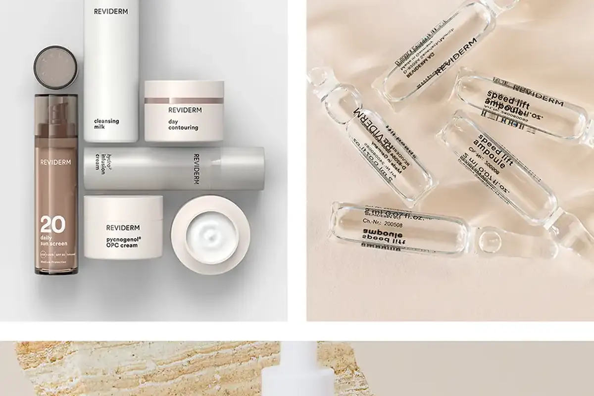 Anti-Aging-Kosmetik ab 40 in Leipzig: REVIDERM-Pflegeprodukte für die Gesichtsbehandlung bei RELAX plus