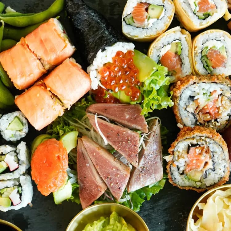 Sushi im privaten Day Spa von RELAX plus Leipzig